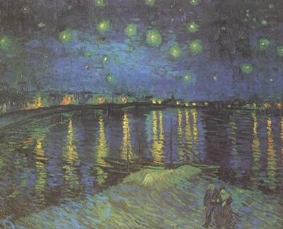 Vincent Van Gogh Starry Night over the Rhone (nn04) china oil painting image